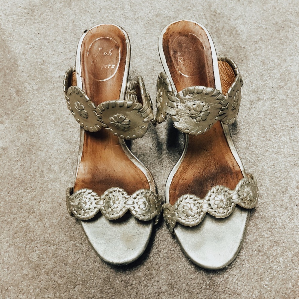 Gold Jack Rogers size 7
